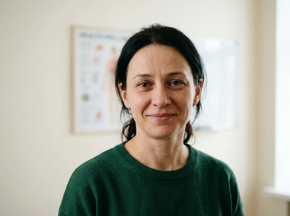 Аватар женщины Анны Рыгиной, клиентки наркологической клиники, портретная фотография на светлом фоне